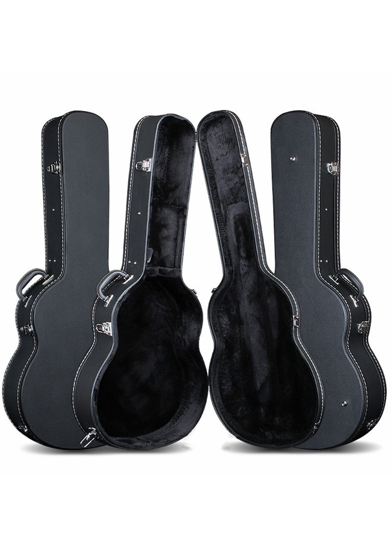 Generic Guitar Case Acoustic Guitar Hard Case Classical Guitars Cases 39inch 40inch 41inch Guitar Shell with Key Anti-shock Waterproof Travel Guitar Bag for Air Consignment  - Image 3