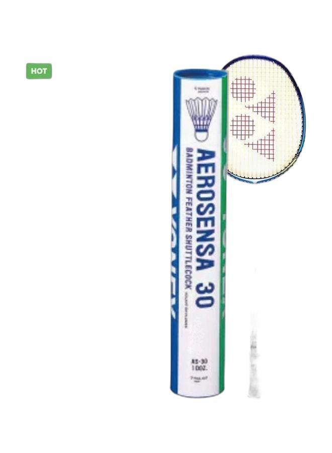Yonex Nanoray Ace Cyan 4U G5 Badminton Racket + Aerosensa 30Shuttlecocks Pack - Image 1