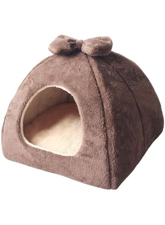 Winter Warm Pet Bed Removable Kennel Nest Basket Soft Comfortable Indoor Cat Dog House Size L Color 6 - Image 5