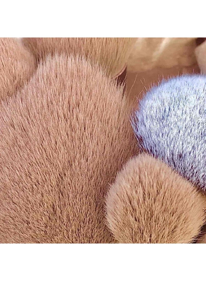 Mitoy 13 Pcs Makeup Brushes with Make up Tool Kit Bag, Multifunctional Beauty Tools (Coffee Color) - Image 3