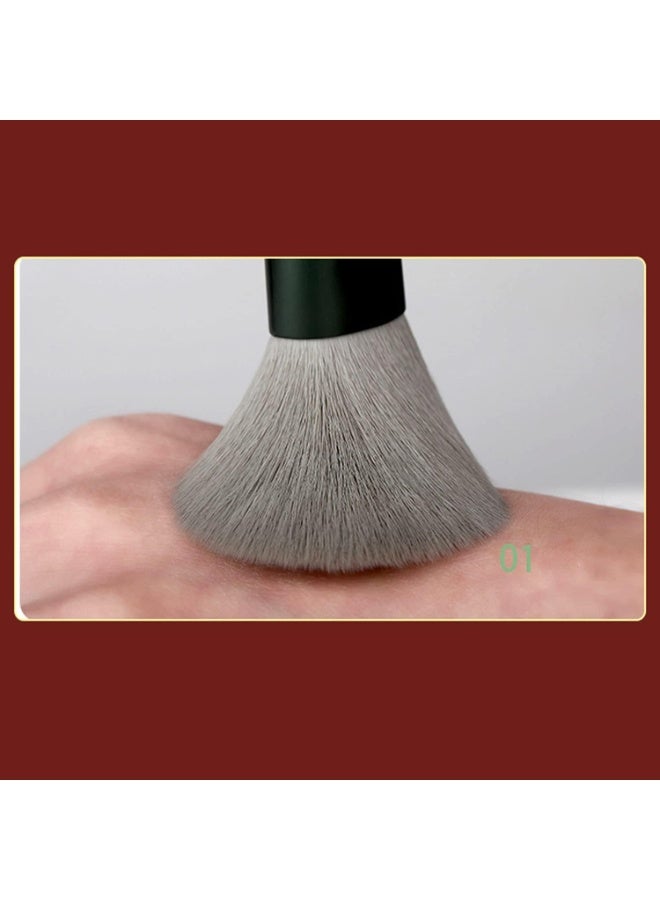 Mitoy 13 Pcs Makeup Brushes with Make up Tool Kit Bag, Multifunctional Beauty Tools (Coffee Color) - Image 5