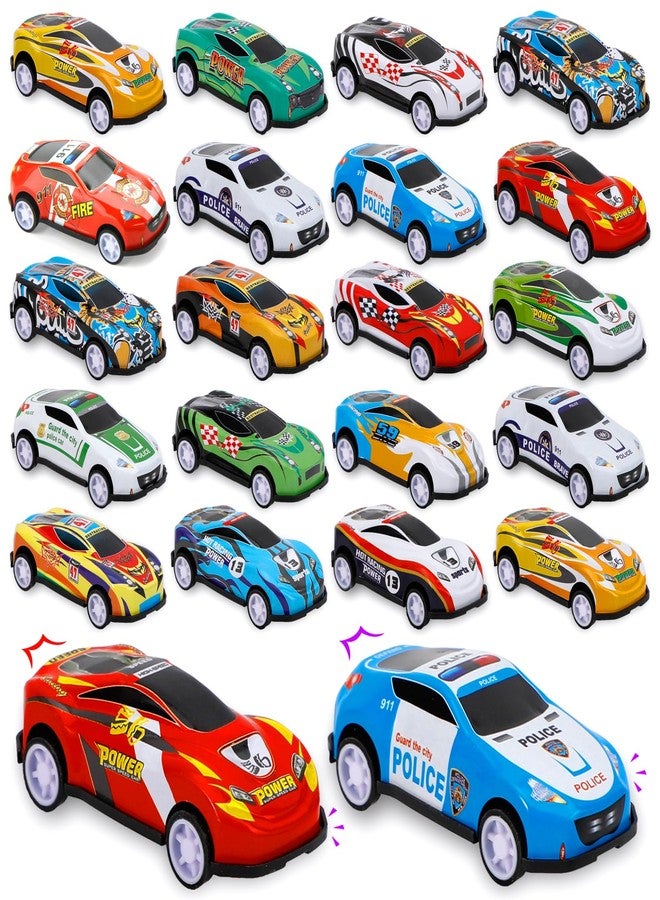 Siwarm 28 pcs Pull Back Cars Toys for Kids, Party Favors Treasure Box for Classroom Prizes Mini Vehicles Race Cars Toys Bulk Xmas Gifts Pinata Goodie Bag Stocking Stuffers for Boys Girls Toddlers - Image 1