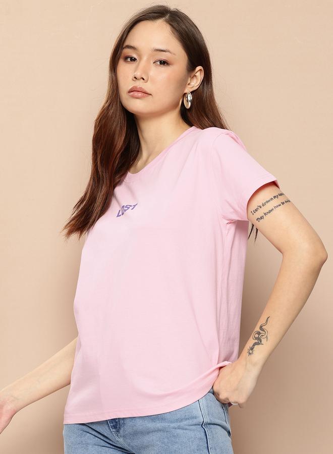 Difference of Opinion Women Boxy Slogan Print T-Shirt - Image 4