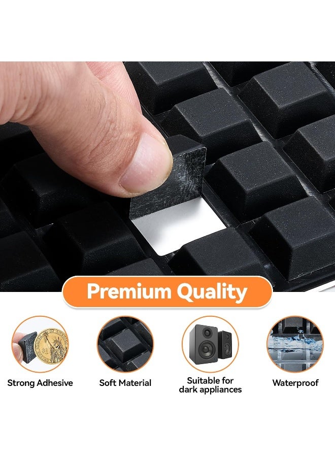 FURNIMATE Rubber Feet for Electronics-Adhesive Rubber Feet 16PCS, Black Rubber Feet Adhesive, Stick on Rubber Feet, Rubber Bumpers Self Adhesive  - Image 5