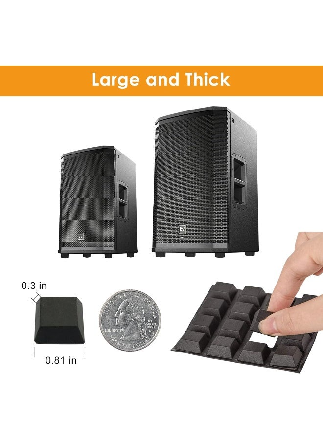 FURNIMATE Rubber Feet for Electronics-Adhesive Rubber Feet 16PCS, Black Rubber Feet Adhesive, Stick on Rubber Feet, Rubber Bumpers Self Adhesive  - Image 4