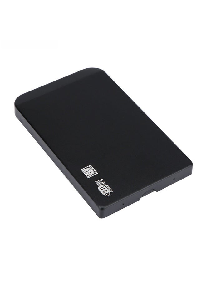 Screw-free Tool-free 2.5 Inch Notebook Sata Upper And Lower Cover Metal Shell Usb3.0 Mobile Hard Disk Box-Color:U25S30M Black  - Image 2