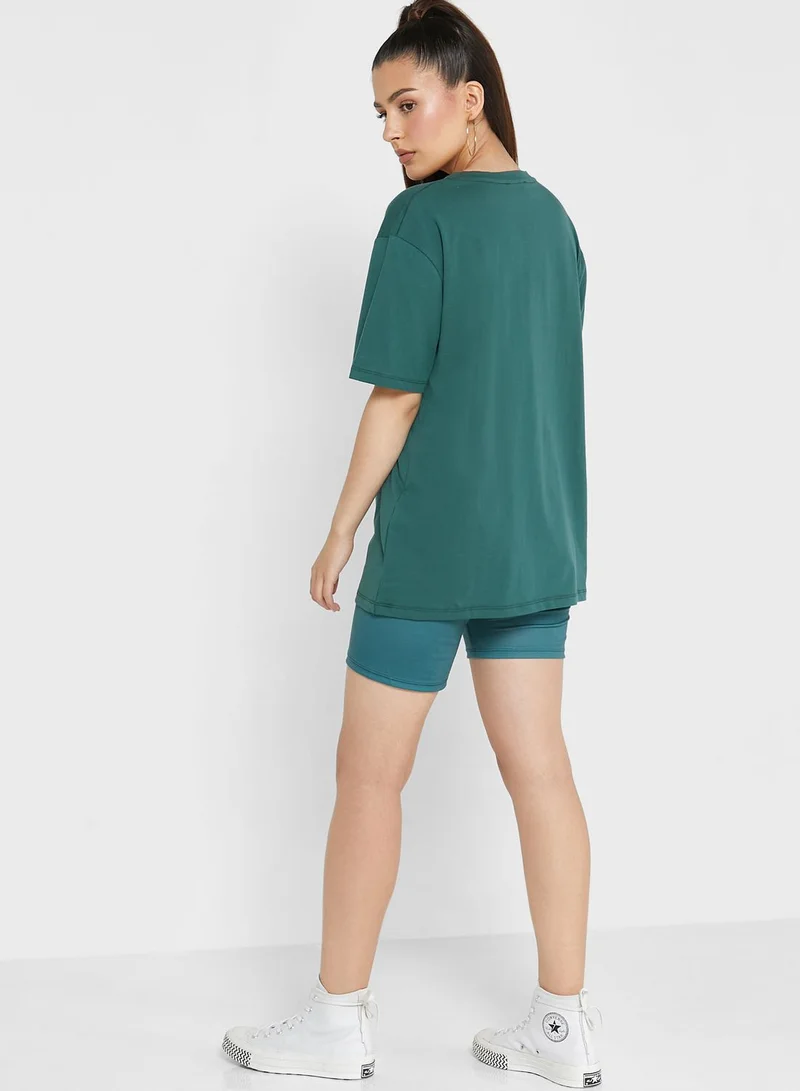 Ginger Short Sleeve Graphic Tee & Shorts Set