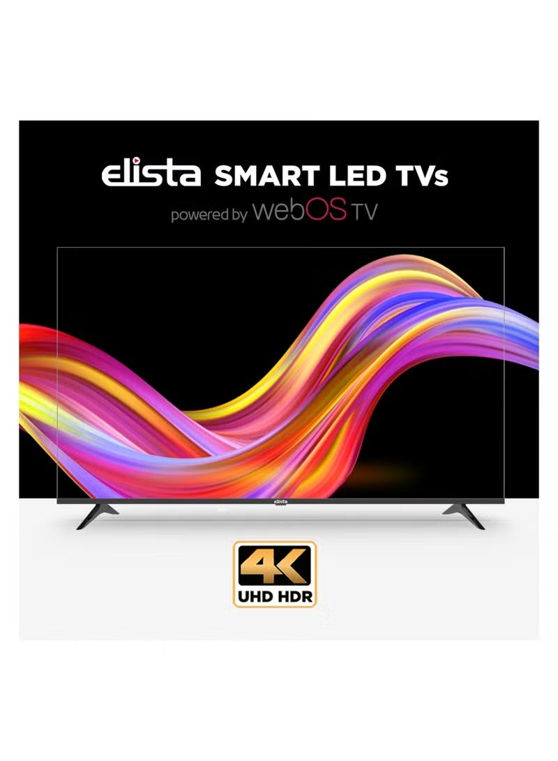 Elista تلفاز LED ذكي 65 بوصة 4K UHD | شاشة بدون حواف A+، منصة WebOS، جهاز تحكم سحري مع تحكم صوتي AI ThinQ، صوت دولبي، HDR10+ (165 سم) نموذج D65UHD4ELD - Image 1