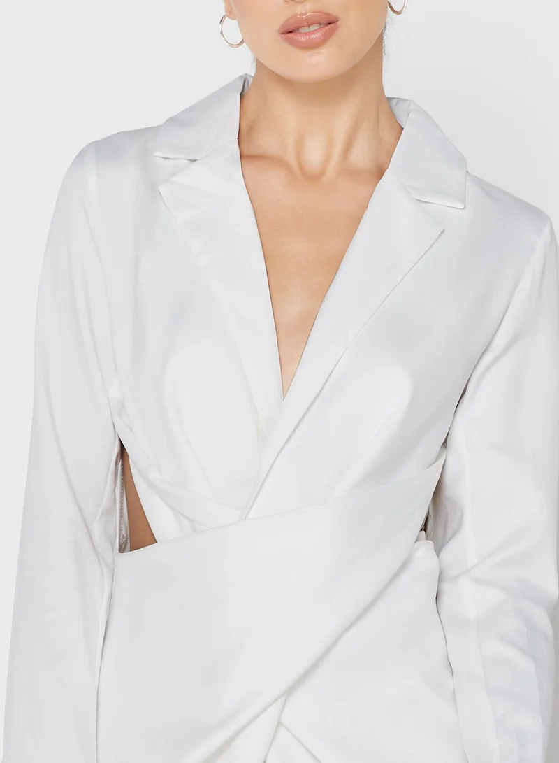 ELLA Knot Tie Blazer