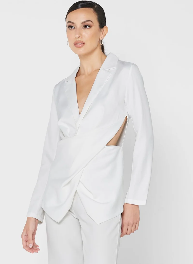 ELLA Knot Tie Blazer