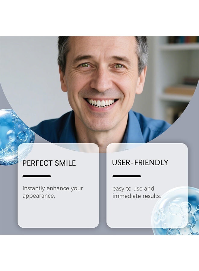 1 Pack Temporary Denture Repair Kit, Professional Dental Kit with Dental Beads, Natural Fake Teeth Veneers for Tooth Protection Home Dental Emergency Use - Image 4