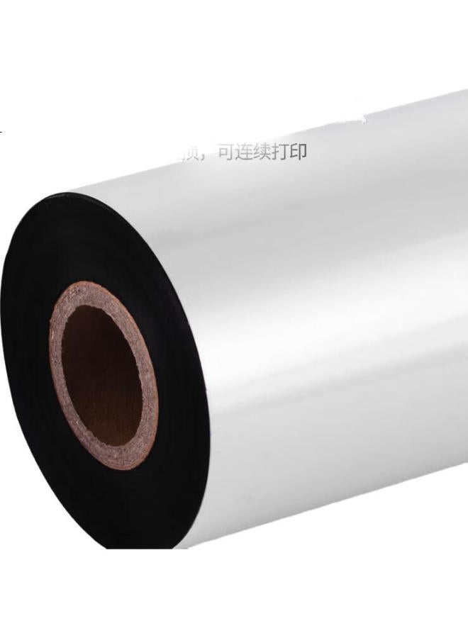 Deli 110Mm*300M Thermal Transfer Barcode Printer Label Printer Universal Wax-Based Carbon Ribbon 81522 (Single Roll) - Image 3