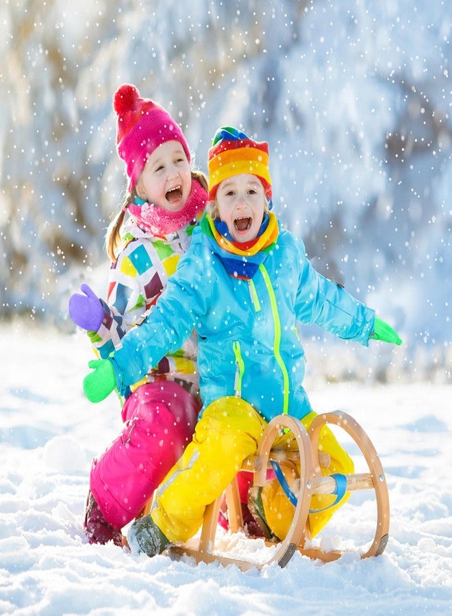 ONESING 12 Pairs Toddler Mittens Kids Knit Warm Mittens Children Solid Winter Gloves for Baby Girls Boys Multicolor1 4-6 - Image 5