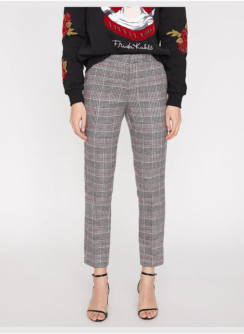KOTON Check Trousers