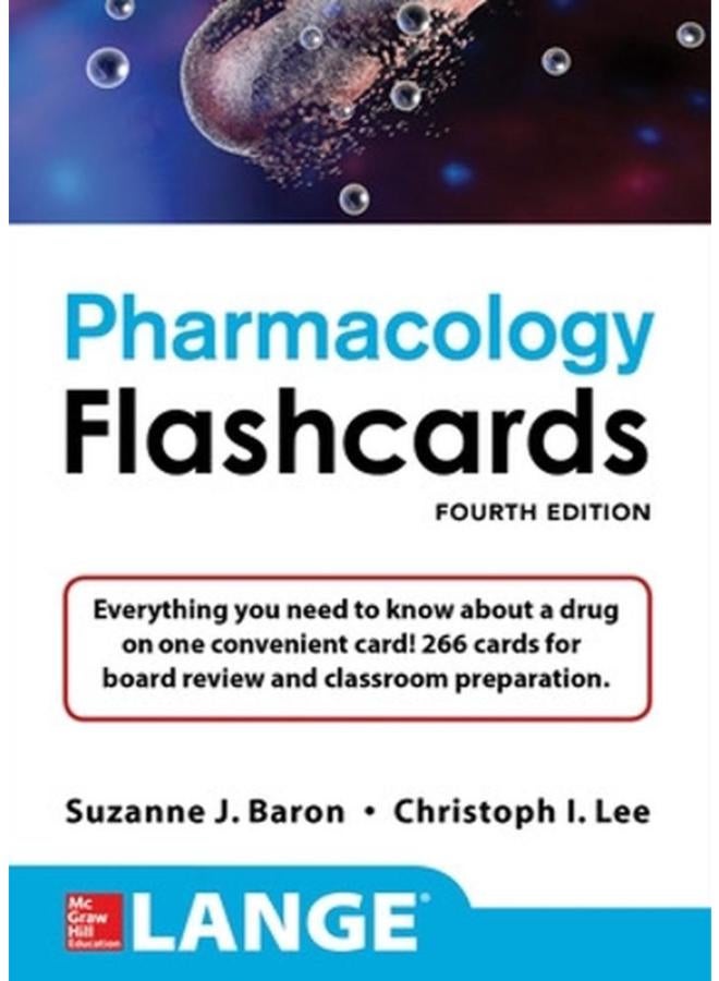 بطاقات تعليمية لعلم الأدوية من Lange، الطبعة الرابعة، الطبعة الرابعة