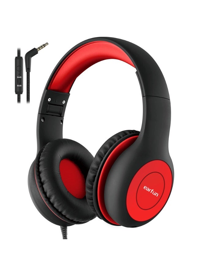 إيرفن سماعات EarFun Kids للأطفال مزودة بميكروفون، سماعات سلكية بحد أقصى لمستوى الصوت 85/94 ديسيبل، خاصية مشاركة الصوت، صوت ستيريو، عصابة رأس قابلة للتعديل، مناسبة للمدرسة والسفر والهاتف والتابلت. - Image 1