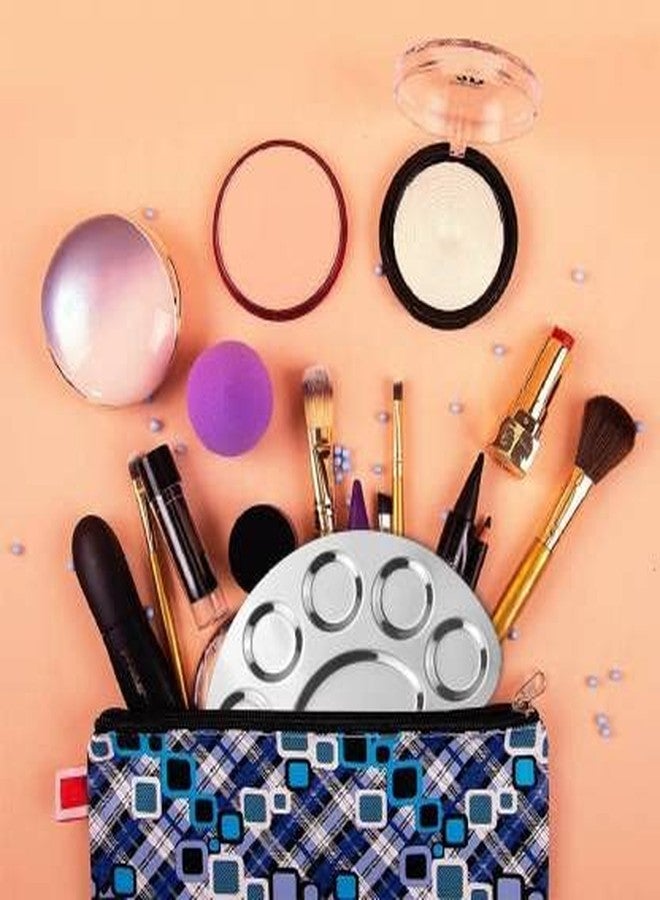 AKADO Stainless steel cosmetic makeup mixing plate with spatula tool 7 dip for women and girls - Image 3
