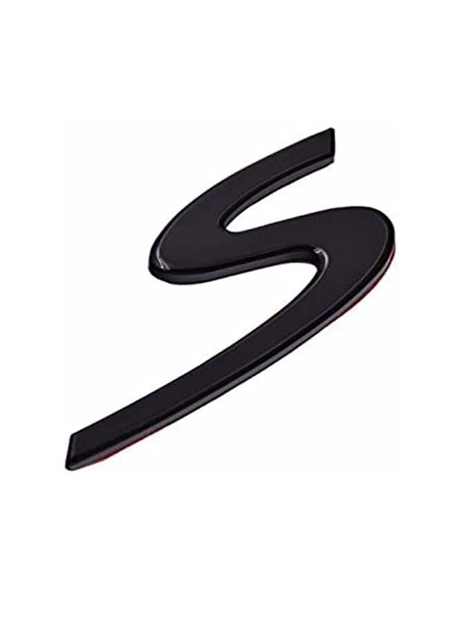 Generic Emblem S Plastic Sticker Fit  For Porsche  - Image 2