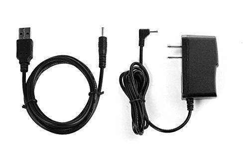 NiceTQ Replacement Home Wall AC Power Adapter Charger + DC USB Charging Cable for RCA 10 Viking PRO RCT6303W87 / RCT6303W87DK 10" Tablet - Image 5