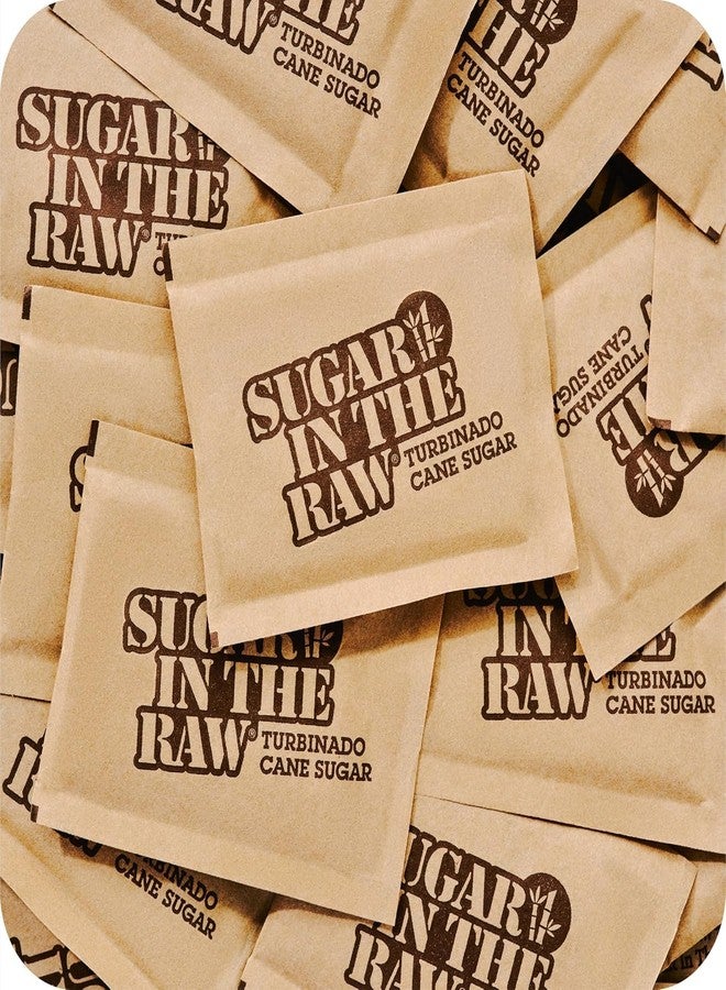 IN THE RAW Sugar Granulated Turbinado Cane Sugar On Go Packet, Pure Natural Sweetener, Hot & Cold Drinks, Coffee, Cooking, Baking, Vegan, Gluten-Free, Non-GMO, 200 Count Packets (1-Pack) - Image 2