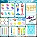 Rileryan 36 PCS Diving Pool Set Diving Rings and Sticks Pirate Treasure Chest Gems Mermaid Underwater Dive Swimming Pool with Storage Bag Summer Swim Water Sinking - Image 4