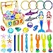 Rileryan 36 PCS Diving Pool Set Diving Rings and Sticks Pirate Treasure Chest Gems Mermaid Underwater Dive Swimming Pool with Storage Bag Summer Swim Water Sinking - Image 2