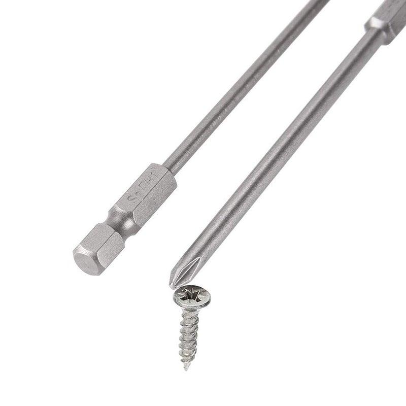 Yakamoz 9pcs 4-Inch Magnetic Long Hex Cross Phillips Screw Head Screwdriver Bits Electric Screwdriver Set - Image 5