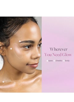 HINCE hince True Dimension Radiance Balm 10g - Natural Shimmer Glow Face Highlighter Stick, Cream Blush Stick, Transparent Color, Multiuse, Glass Skin, Korean Makeup (1, CLEAR, TP001)  - Image 4