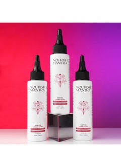 NOURISH MANTRA Cosmic Sutra Hair Oil-100 Ml | For Women & Men | With Vitamin E, Gotu Kola & Argan Oil | Hair Fall Control | Free Of Sulphates, And Chemicals | For All Hair Types.  - Image 5