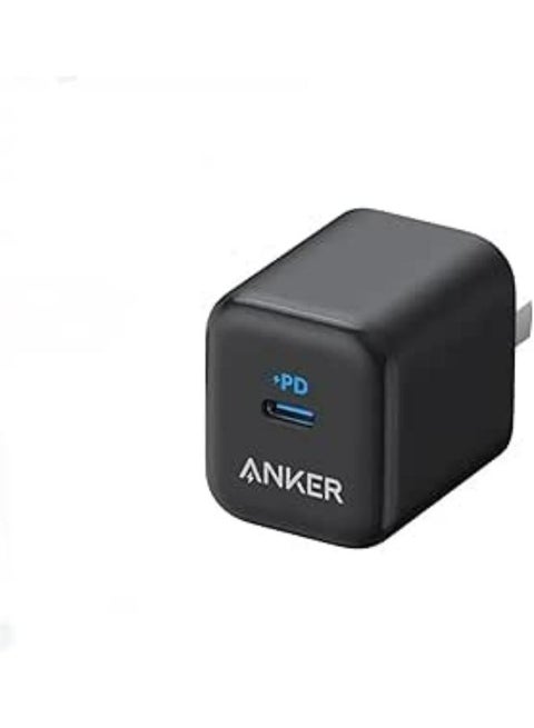 شاحن USB C 20 واط، شاحن أنكر 312، شاحن سريع مضغوط PD مع قابس قابل للطي لهاتف iPhone 15/15 Plus/15 Pro/15 Pro Max، 14/13/12 سلسلة، جالاكسي، بيكسل 4/3، آيباد (الكابل غير متضمن)