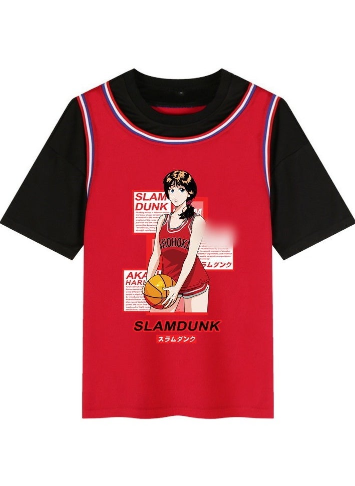 KUYING New Slam Dunk Casual Loose Short Sleeve  - Image 1