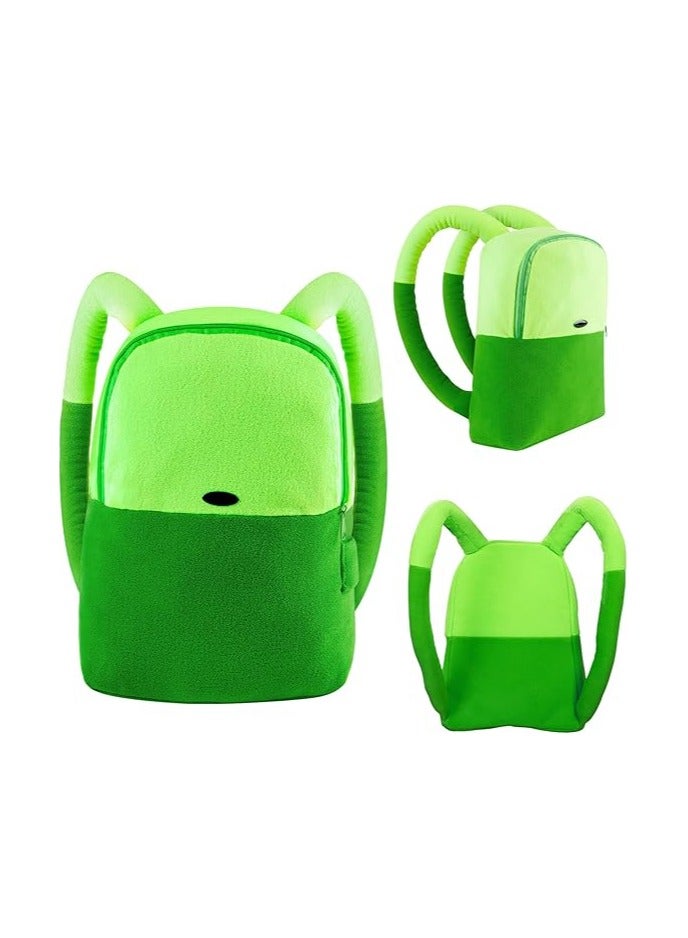 Finn Backpack Costume for Adventure Time Cosplay The human Finn Green Backpack - Image 3