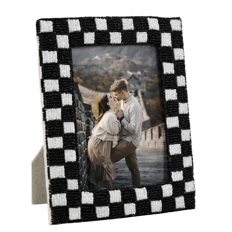 Folkulture Picture Frames or Photo Frame (Checkered, 5 x 7 Inch) - Image 1