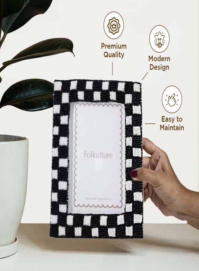Folkulture Picture Frames or Photo Frame (Checkered, 5 x 7 Inch) - Image 5