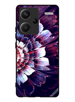 Protective Case Cover For Xiaomi Redmi Note 13 Pro Plus Reflected Big Flower On Left Side