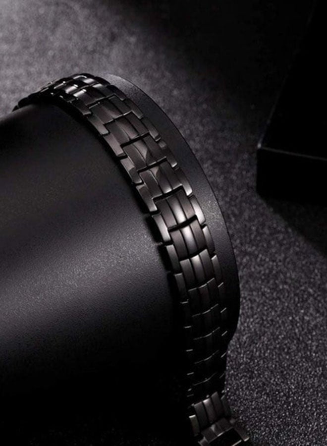 NIBEMINENT Stainless Steel Double Row Magnet Bracelet - Image 2
