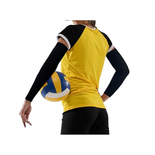 Peabownn Volleyball Sleeves Youth 5XS-2XL - Breathable Arm Sleeve Youth Men Women for Football Soccer Basketball Baseball Running UV Blocking Arm Compression Sleeve S - Image 1