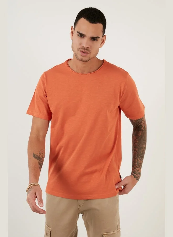 Buratti Buratti Crew Neck 100% Cotton Regular Fit Basic T Shirt Men's T SHIRT 59020001