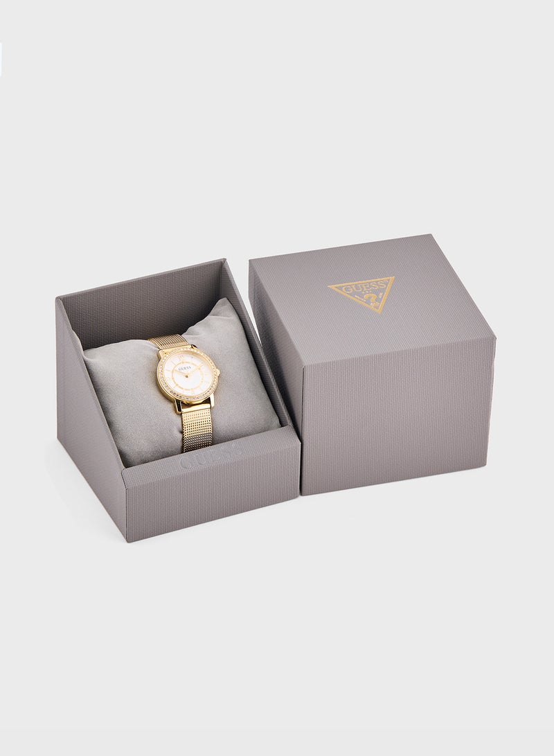 GUESS Melody Mesh Strap Analog Watch - Image 5