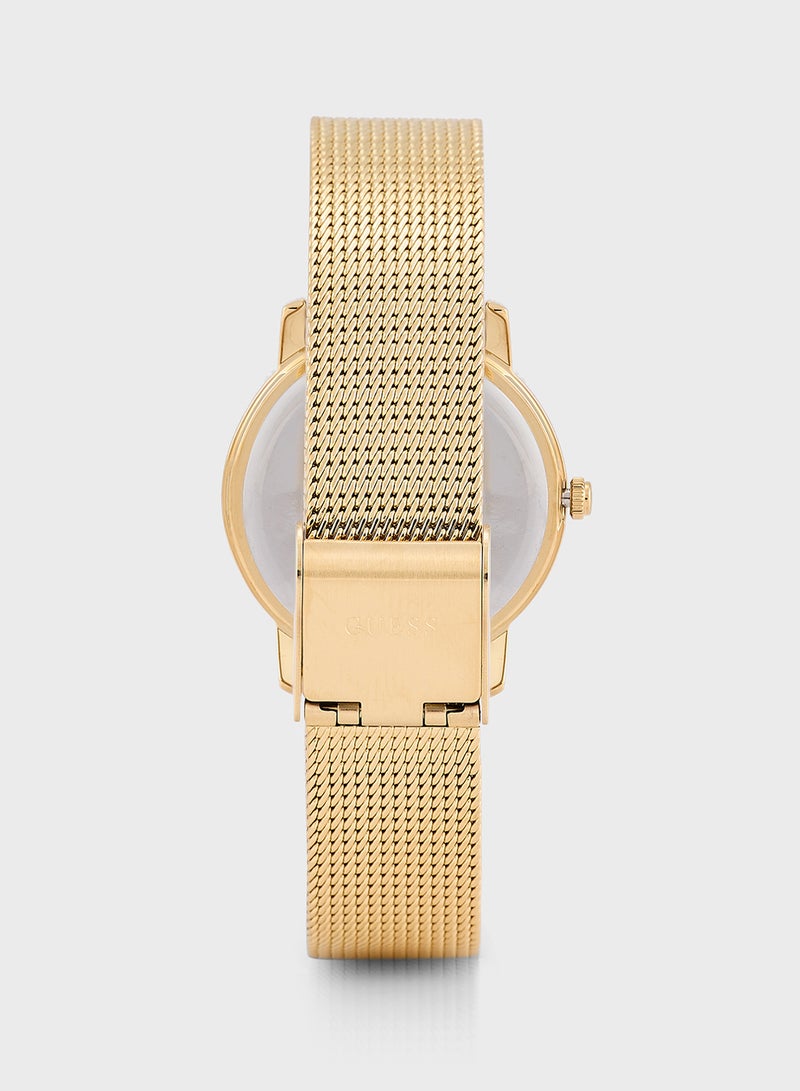 GUESS Melody Mesh Strap Analog Watch - Image 4