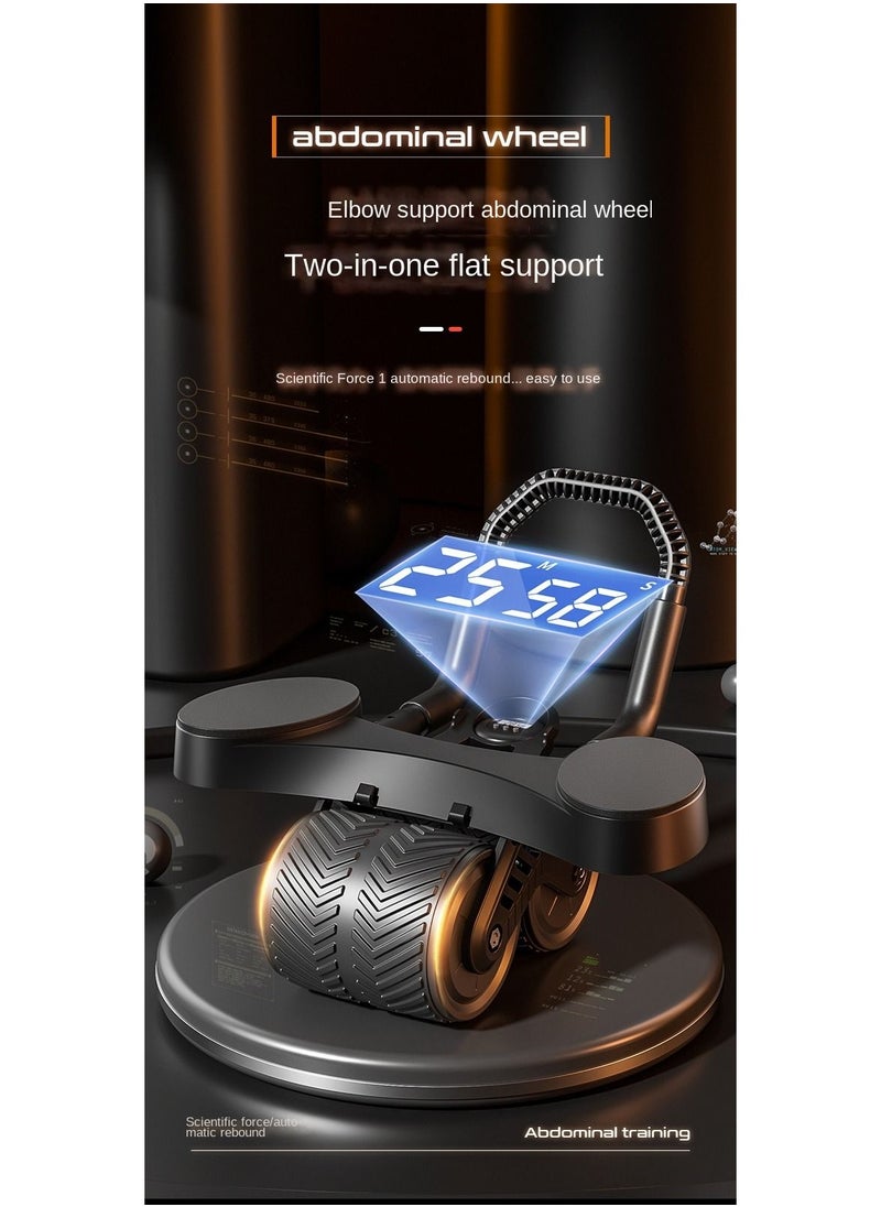 Y&D - Automatic Rebound Abdominal Roller Tool with Elbow Support and Digital Meter Core Strength Training - Image 1