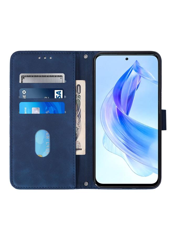 Zaboon Case For Honor 90 Lite Crossbody 3D Embossed Flip Leather Phone Case - Image 4
