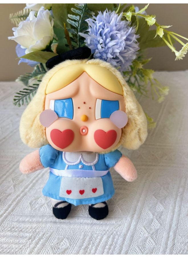 null - CRYBABY tears factory pendant cross-border southeast Asia crying doll plush doll cute key chain bag gift-Specifications:Alice-blue (opp bag packaging)-Color:Height about 15cm - Image 1