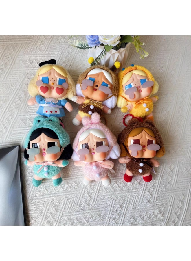 null - CRYBABY tears factory pendant cross-border southeast Asia crying doll plush doll cute key chain bag gift-Specifications:Alice-blue (opp bag packaging)-Color:Height about 15cm - Image 1