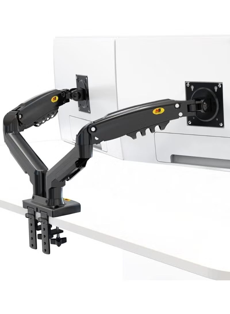 Nb F160 17-27" Dual Arm 2-9kg Monitor Stand with Shock Absorber New Version - Image 4