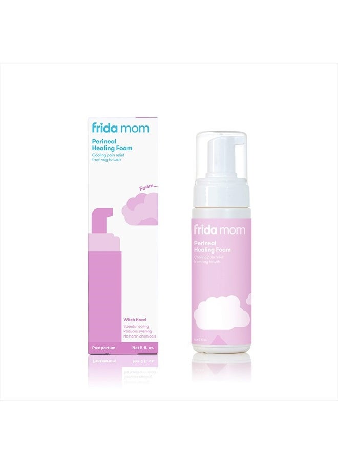 frida mom - Witch Hazel Perineal Healing Foam for Postpartum Care, Cooling Pain Relief and Hemorrhoid Treatment, 5 Fl Oz - Image 1
