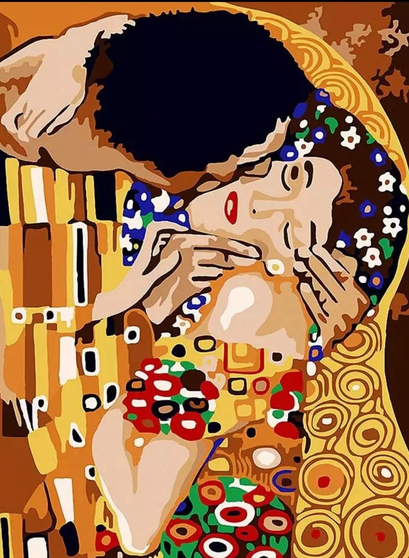 STRATEG DIY Paint By Numbers For Adults Kids Wolves Acrylic Wall Art For Home Office Calming Relaxation Color By Number Activity Kit Paint by Numbers Canvas For Beginners - Image 1