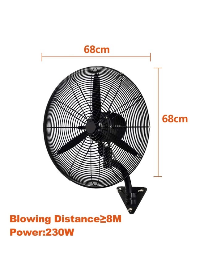 Bonai Industrial Wall Fan –26-Inch, 230W Heavy-Duty Metal Fan for Factory, Warehouse, Garage, Workshop – HK-ST-65 - Image 3
