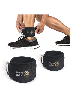 SKDK 1 Pair Ankle Straps for Cable Machine Kickbacks, Glute Workouts, Lower Body Exercises - Adjustable Leg Straps with Neoprene Padding  - Image 2