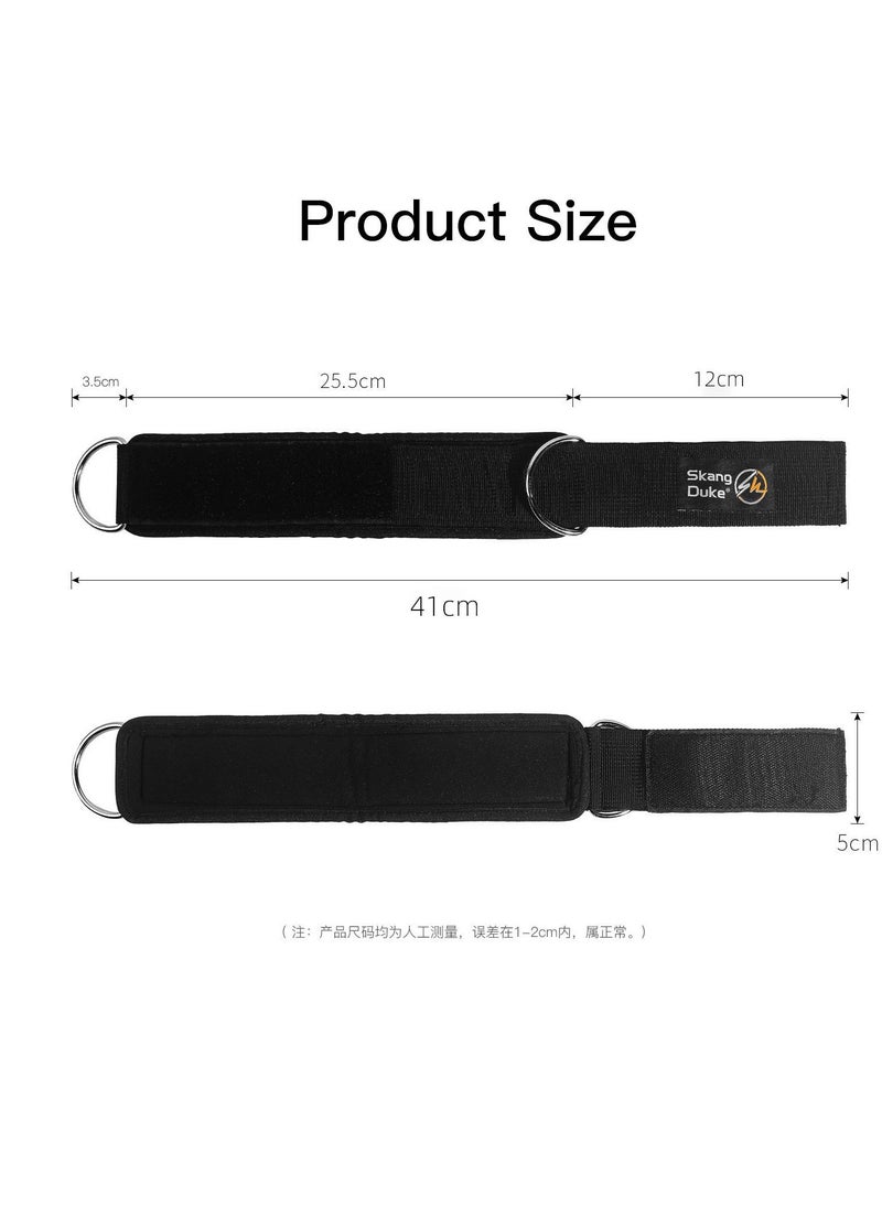 SKDK - 1 Pair Ankle Straps for Cable Machine Kickbacks, Glute Workouts, Lower Body Exercises - Adjustable Leg Straps with Neoprene Padding - Image 1